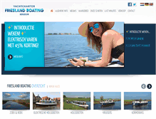 Tablet Screenshot of friesland-boating.nl